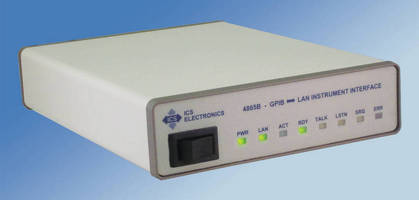 GPIB to LAN Instrument Interface with range of instruments
